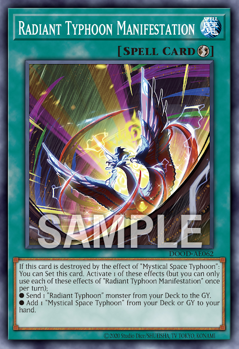 [遊戲王亞英] 絢嵐的顯現 / 絢嵐たる顕現 / Radiant Typhoon Manifestation
