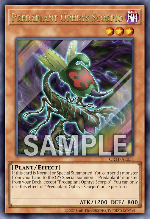 [遊戲王亞英] 捕食植物蜂蘭蠍 / 捕食植物オフリス·スコーピオ / Predaplant Ophrys Scorpio