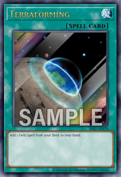 [遊戲王亞英] ES02-AE079 / 場地傳送 / テラ·フォーミング / Terraforming / UR