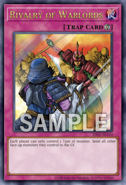 [遊戲王亞英] ES02-AE110 / 群雄割據 / 群雄割拠 / Rivalry of Warlords / UR