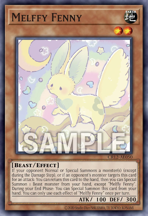 [遊戲王亞英] CR12-AE050 / 童話動物 小狐 / メルフィー·フェニィ / Melffy Fenny / N