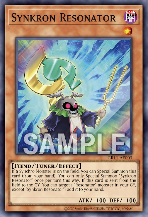 [遊戲王亞英] 同步複製共鳴體 / シンクローン・リゾネーター / Synkron Resonator