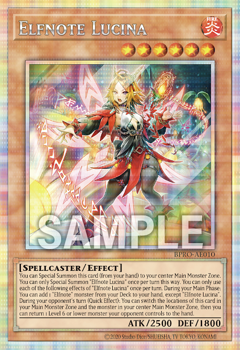 [遊戲王亞英] 耀聖的花詩 魯琪娜 / 耀聖の花詩(エルフェンノーツ)ルキナ / Elvennotes Lucina