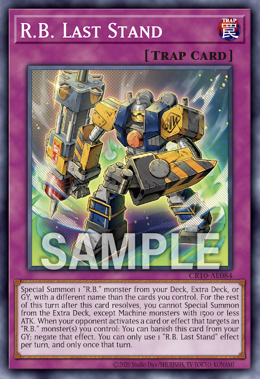 [遊戲王亞英] R.B. 最後防衛 / R.B. Last Stand