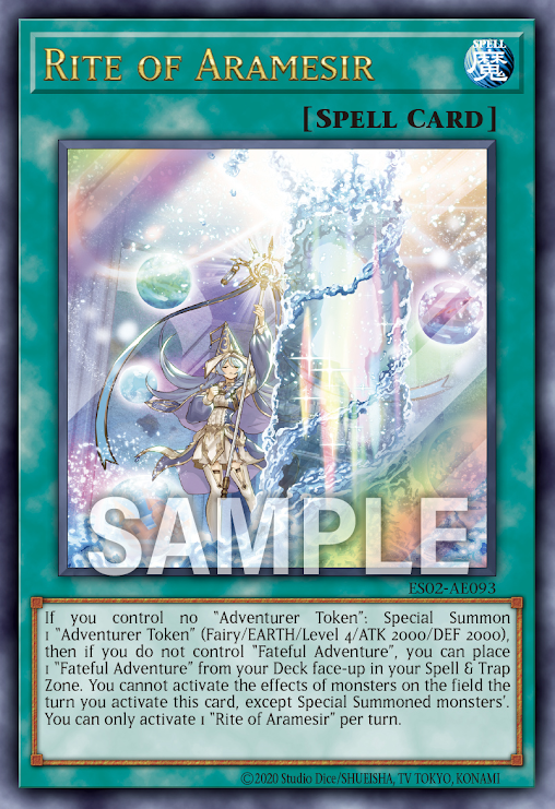 [遊戲王亞英] ES02-AE093 / 阿拉梅西亞之儀 / アラメシアの儀 / Rite of Aramesir / UR