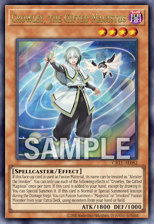 [遊戲王亞英]天賦的魔導士 克勞利/天賦の魔導士クロウリー/Crowley, the Gifted of Magistus