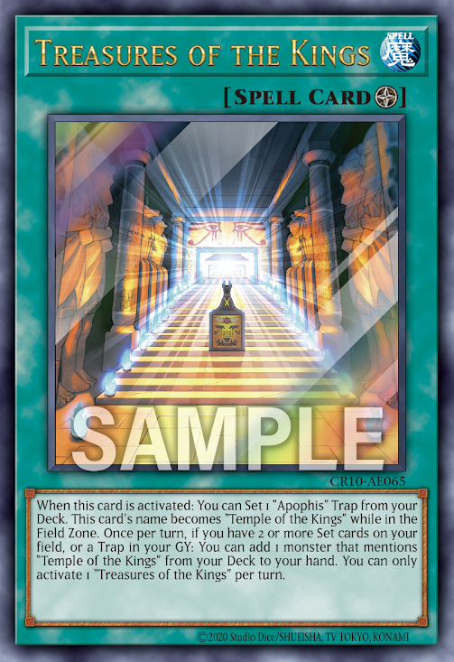 [遊戲王亞英] 王家遺寶的聖域 / 王の遺宝祀りし聖域 / Treasures of the Kings