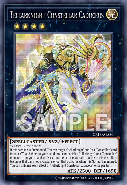 [遊戲王亞英] CR13-AES30 / 星騎士 星聖商神杖 / 星騎士 セイクリッド・カドケウス / Tellarknight Constellar Caduceus / SER