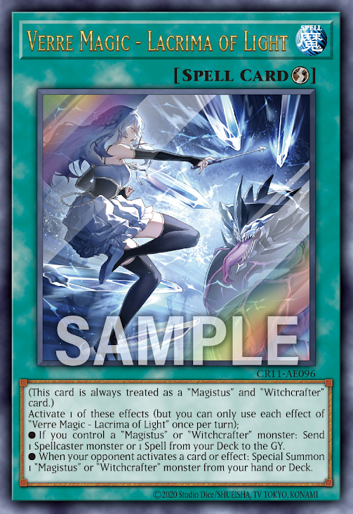 [遊戲王亞英]結晶魔術 光之涙/結晶魔術 光の涙/Verre Magic - Lacrima of Light