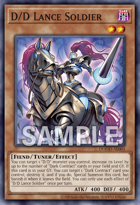 [遊戲王亞英] DD槍兵 / DDランス・ソルジャー / D/D Lance Soldier