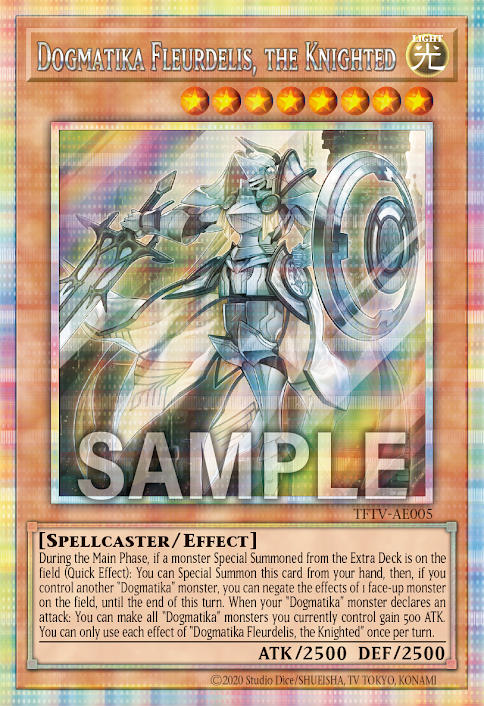 [遊戲王亞英] 教導的騎士 鳶尾 / 教導の騎士フルルドリス / Dogmatika Fleurdelis, the Knighted