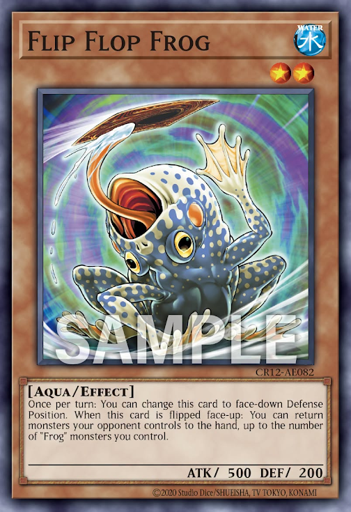 [遊戲王亞英] CR12-AE082 / 里青蛙 / 裏青蛙 / Flip Flop Frog / N