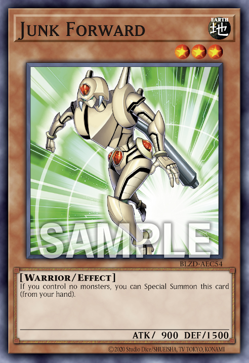 [遊戲王亞英] BLZD-AEC54 / 廢品前鋒 / Junk Forward / N
