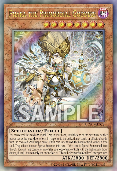 [遊戲王] CORI-AE022 / 起始之神 法拉 / 始まりの神ファーラ / Phara the Primordial Goddess / UTR