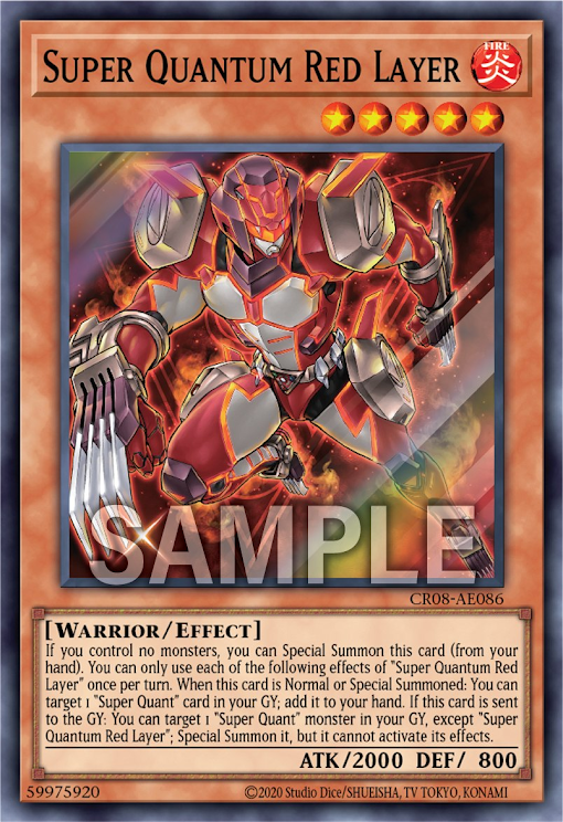 [遊戲王亞英版]超量士 紅層 / 超量士レッドレイヤー/ Super Quantum Red Layer