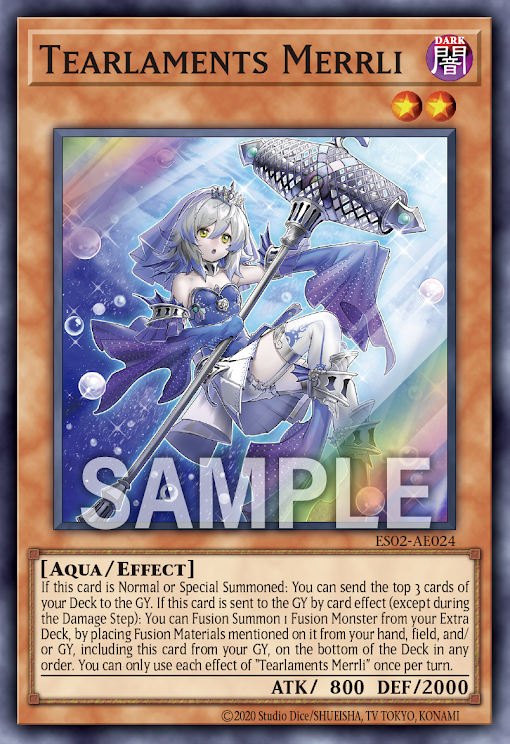 [遊戲王亞英] ES02-AE024 / 壹世壞 美露 / ティアラメンツ・メイルゥ / Tearlaments Meiru / SR