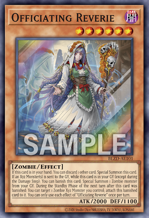 [遊戲王亞英] BLZD-AE101 / 主祭幻想 / Officiating Reverie / SR