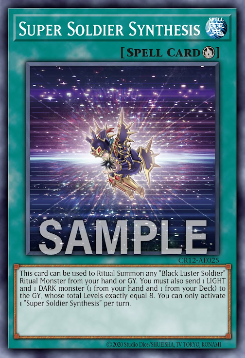 [遊戲王亞英] CR12-AE025 / 超戰士的萌芽 / 超戦士の萌芽 / Super Soldier Synthesis / N