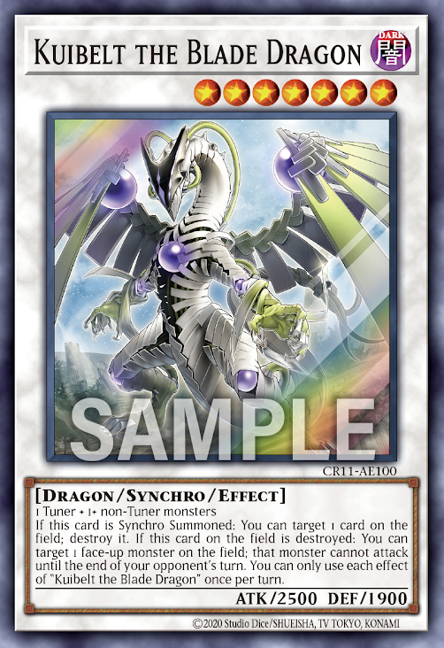 [遊戲王亞英] 帶刃龍 凱依貝特 / 帯刃龍 カイベルト / Kuibelt the Blade Dragon