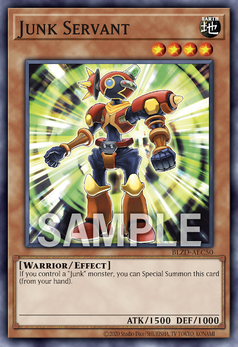 [遊戲王亞英] BLZD-AEC50 / 廢品從者 / Junk Servant / N