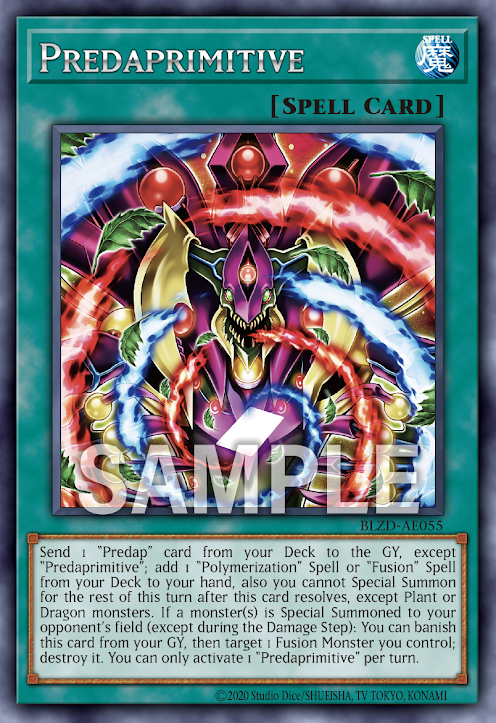 [遊戲王亞英] BLZD-AE055 / 捕食原生 / 捕食原生 / Predaprimitive / R