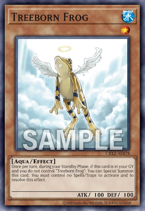 [遊戲王亞英] CR12-AE078 / 黃泉青蛙 / 黄泉ガエル / Treeborn Frog / N