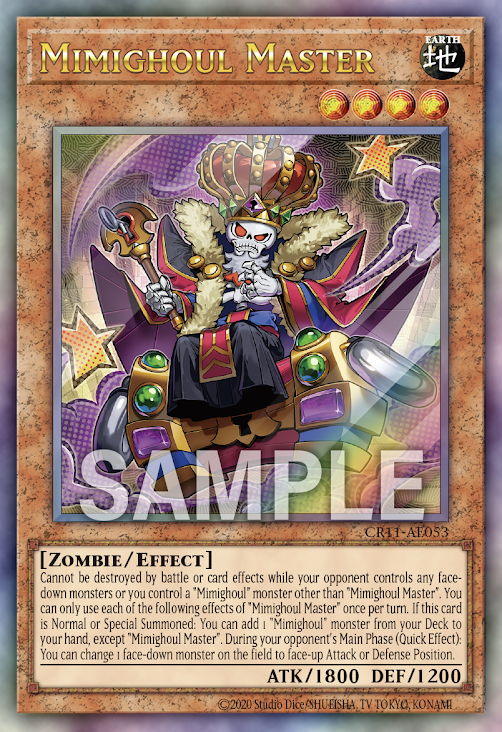 [遊戲王亞英] 寶箱食屍鬼之主 / ミミグル・マスター / Mimighoul Master