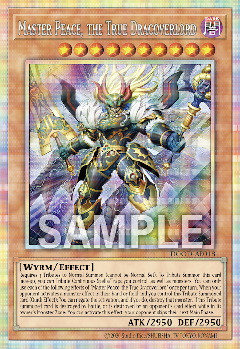 [遊戲王亞英]真龍魔王 大師P / 真竜魔王マスターP / Master Peace, the True Dracoverlord