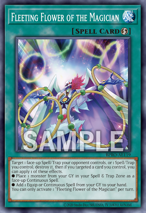 [遊戲王亞英] 魔術師的瞬花 / Fleeting Flower of the Magician