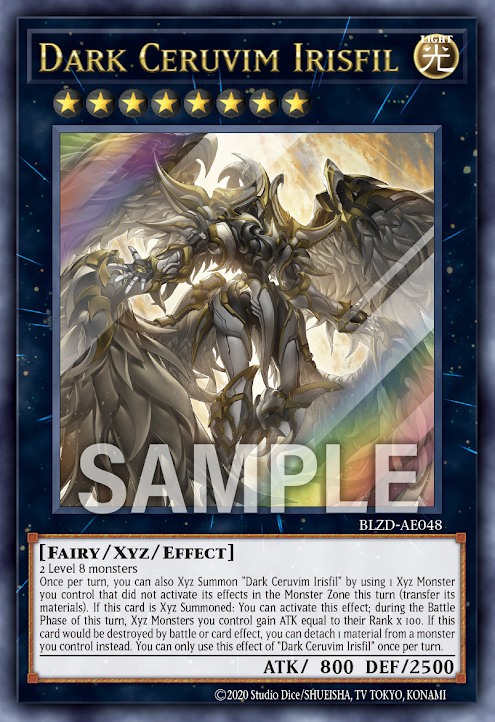 [遊戲王亞英] BLZD-AE048 / 黑智天至 以利斯菲爾 / 黒智天至イリスフィール / Dark Ceruvim Irisfil / UR