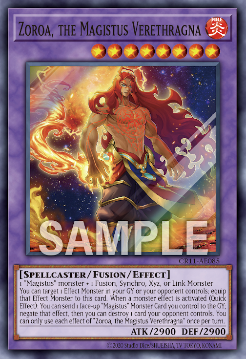 [遊戲王亞英] 龍王絕火 索羅亞/竜王絶火ゾロア/Zoroa, the Magistus Victorious Verethragna