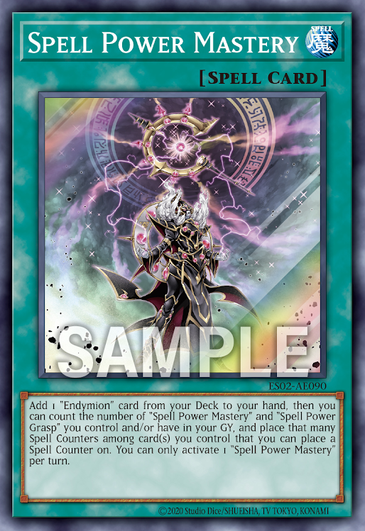 [遊戲王亞英] ES02-AE090 / 魔力統轄 / 魔力統轄 / Spell Power Mastery / SR