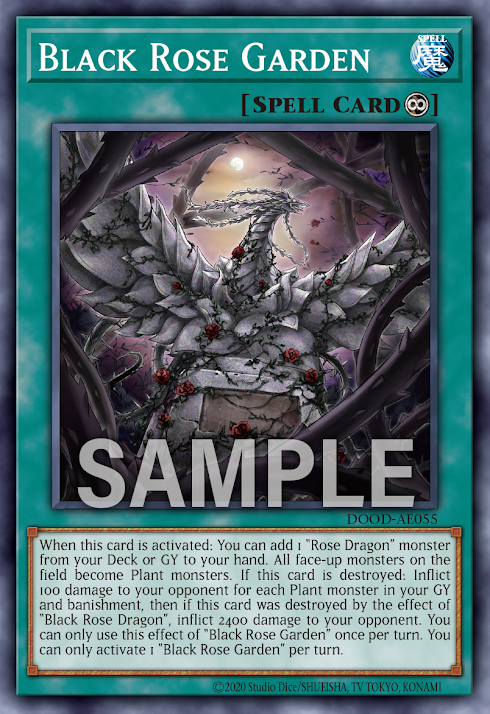 [遊戲王亞英] 黑薔薇的華園 / 黒薔薇の華園 / Black Rose Garden