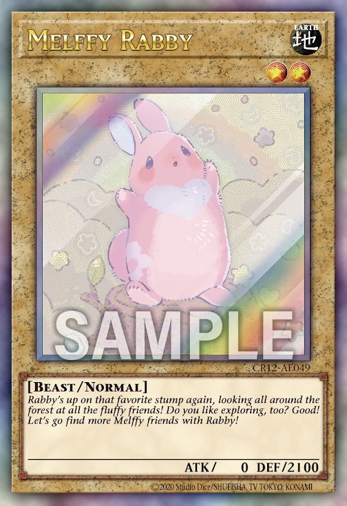 [遊戲王亞英] CR12-AE049 / 童話森靈 小兔兔 / メルフィー·ラビィ / Melffy Rabby / UTR