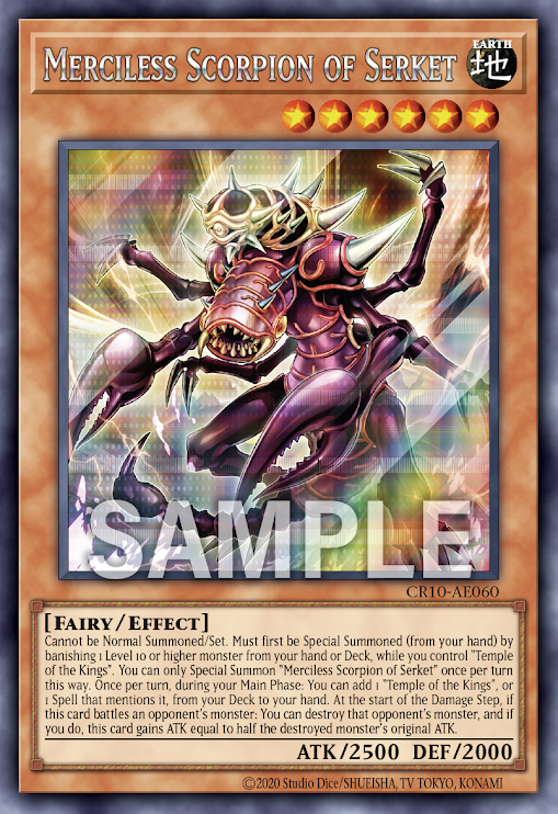 [遊戲王亞英] 守護獸 瑟爾肯特 / 守護獣セルケト / Merciless Scorpion of Serket