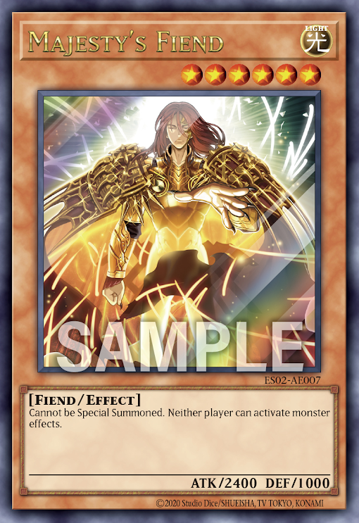 [遊戲王亞英] ES02-AE007 / 威光魔人 / 威光魔人 / Majesty's Fiend / UR