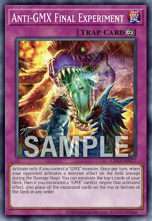 [遊戲王亞英] CR12-AE077 / 反GMX最終驗證 / A－GMX最終検証 / Anti-GMX Final Experiment / N