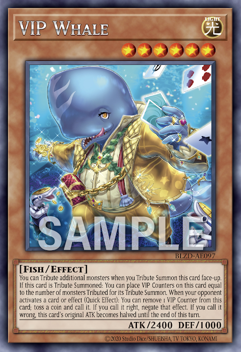 [遊戲王亞英] BLZD-AE097 / VIP鯨魚 / VIP Whale / R