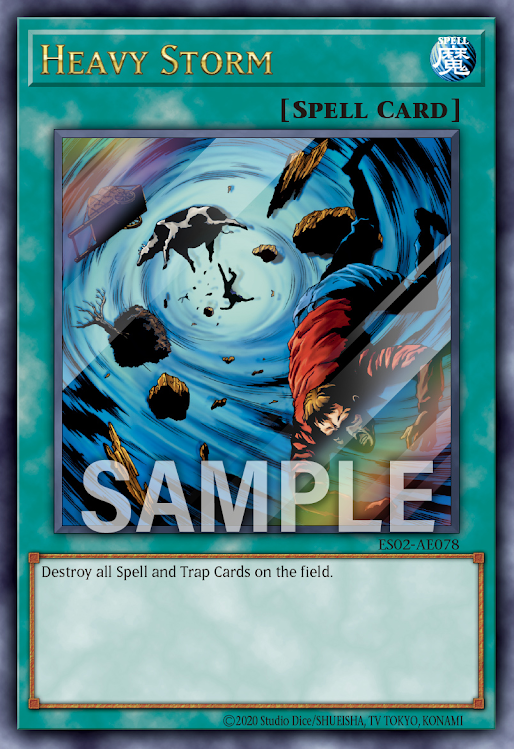 [遊戲王亞英] ES02-AE078 / 大嵐 / おおあらし / Heavy Storm / UR
