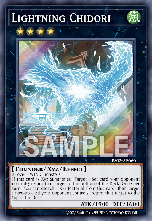 [遊戲王亞英] ES02-AE060 / 電光千鳥 / 電光千鳥 / Lightning Chidori / SR