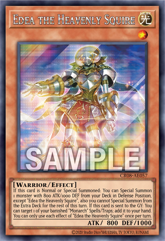 [遊戲王亞英版] 天帝從騎 伊迪婭 /天帝従騎イデア/ Edea the Heavenly Squire