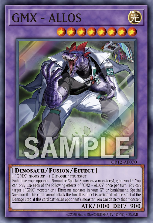 [遊戲王亞英] CR12-AE070 / GMX 異特龍 / GMX - ALLOS /GMX - ALLOS / SR