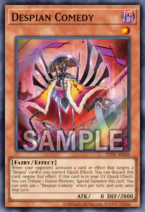 [遊戲王亞英] 喜劇的絕望者 / 喜劇のデスピアン / Despian Comedy