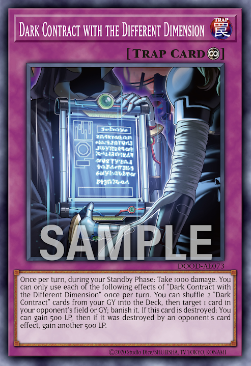 [遊戲王亞英] 異次元的契約書 / 異次元の契約書 / Dark Contract with the Different Dimension