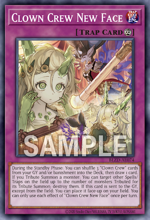 [遊戲王亞英] BLZD-AE074 / 小丑劇團 「新加入」/  道化の一座『新加入』 / Clown Crew New Face / N