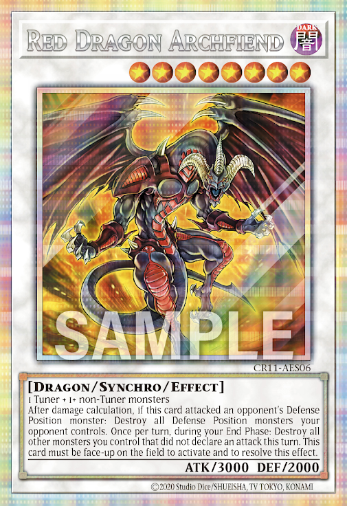 [遊戲王亞英] 紅惡魔龍 / レッド・デーモンズ・ドラゴン / Red Dragon Archfiend