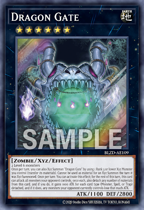 [遊戲王亞英] BLZD-AE109 / 鬪龍門 / 鬪龍門 / Dragon Gate / SR