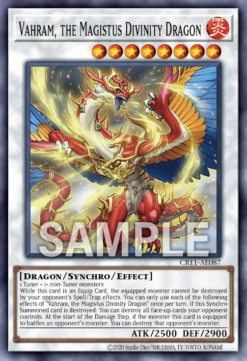 [遊戲王亞英] 絕火的龍神 瓦赫蘭 / 絶火の竜神ヴァフラム / Vahram, the Magistus Divinity Dragon