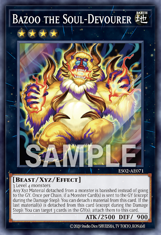 [遊戲王亞英] ES02-AE071 / 食魂魔獸 巴斯 / 魂喰魔獣 バズー / Bazoo the Soul-Devourer / SR