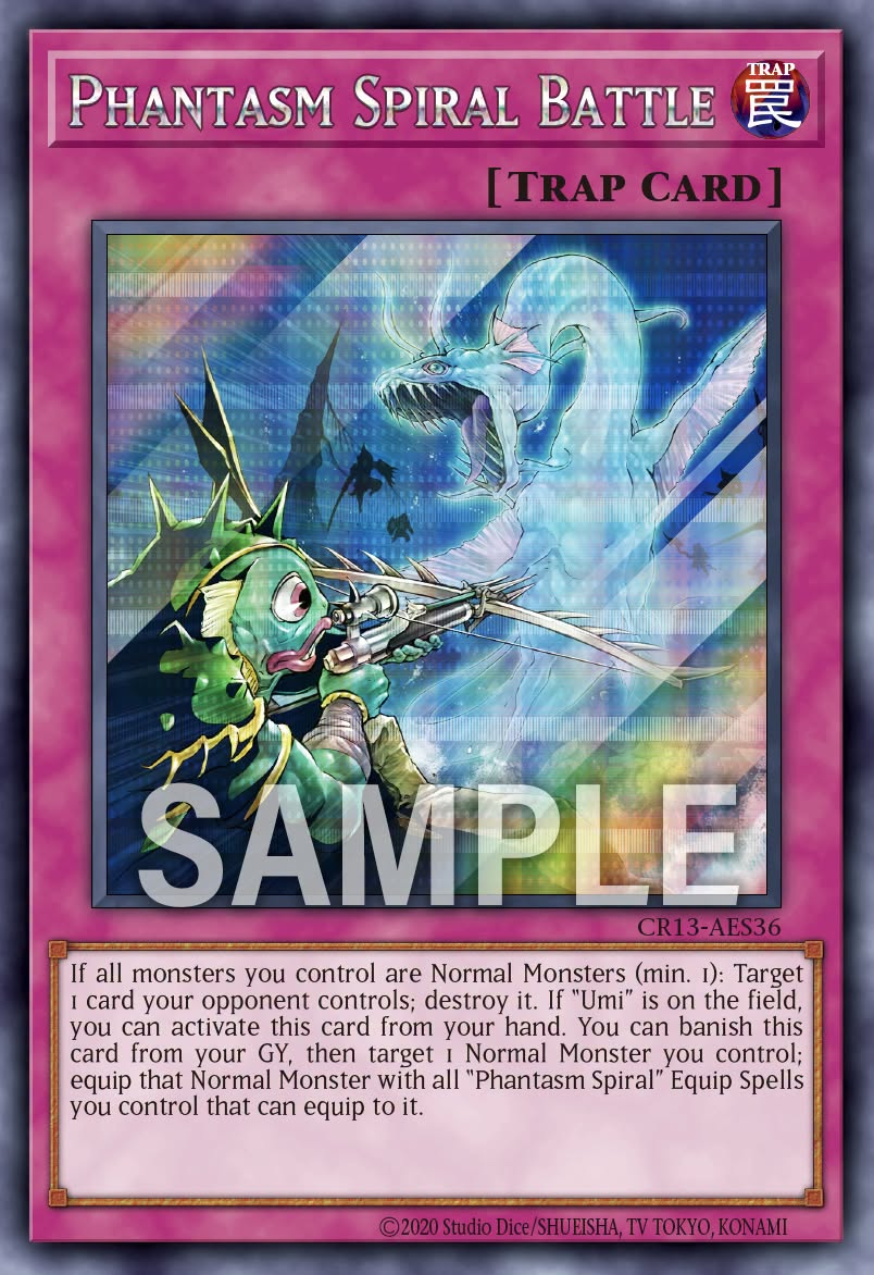 [遊戲王亞英] CR13-AES36 / 幻煌龍的戰渦 / 幻煌龍の戦渦 / Phantasm Spiral Battle / SER